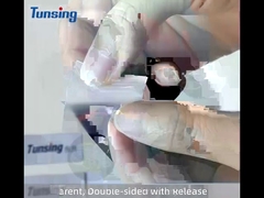 DS019100R Warm smelten kleeffilm voor borduurplaten