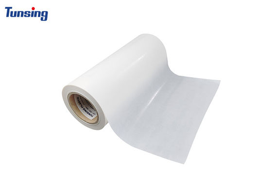 PES Fabric Hot Melt Adhesive Film  Glassine Paper For Bonding PVC